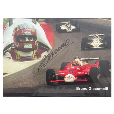 Alfa Romeo - Bruno Giacommelli - Signed postcode