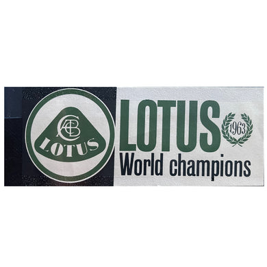 Team Lotus - World Champions 1963