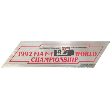 Honda World Champions  - 1992