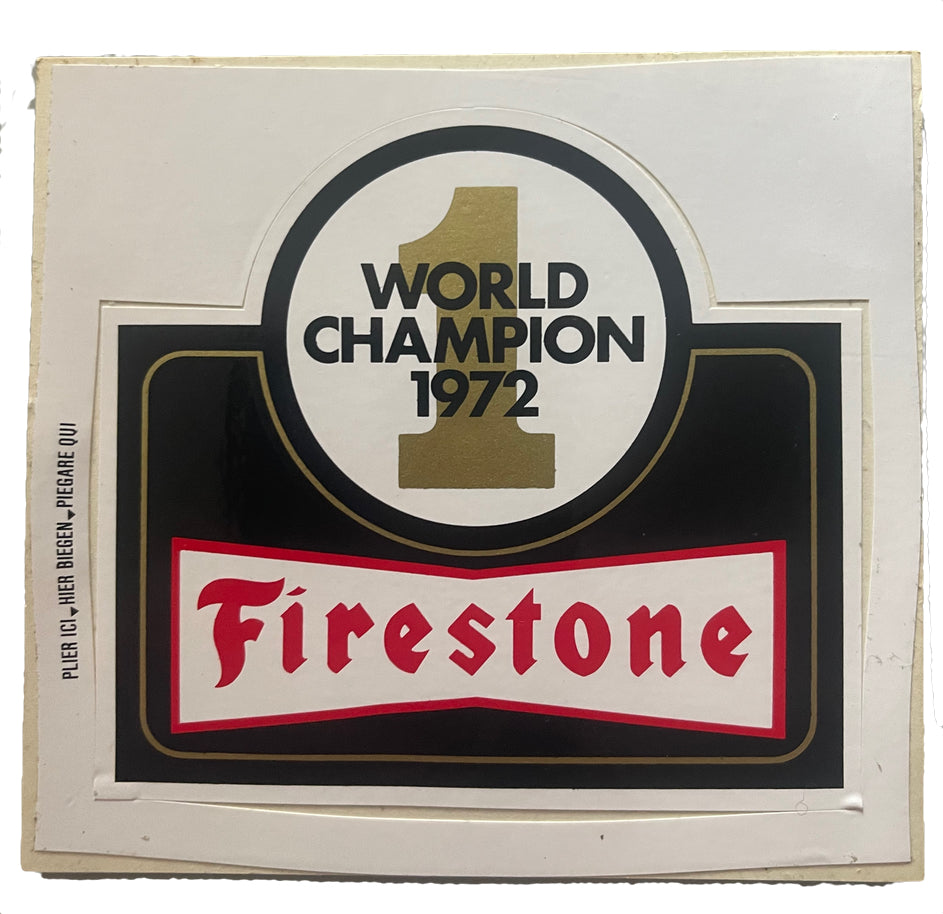 Lotus Firestone World Champions 1972 Small