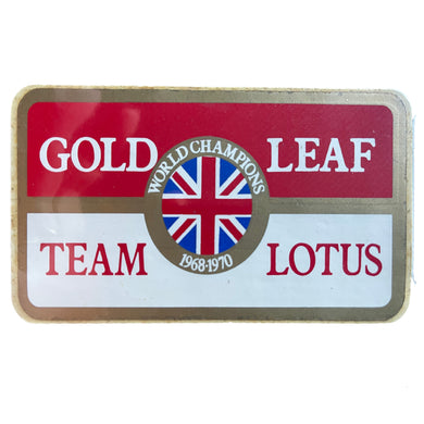 Gold Leaf Team Lotus - Medium sticker