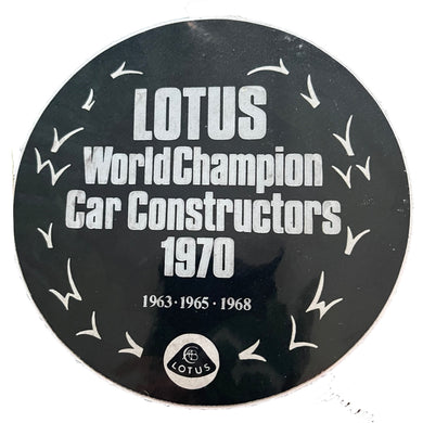 Team Lotus - World Champions 1970