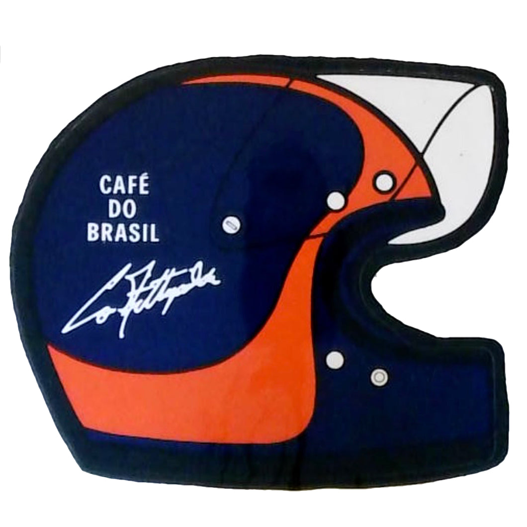 Emerson Fittipaldi - Helmet Sticker - Cafe de Brazil
