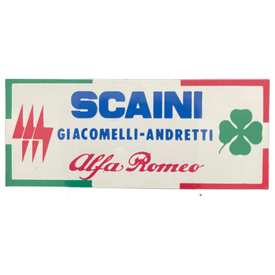 Alfa Romeo Scaini Andretti - Giacomelli