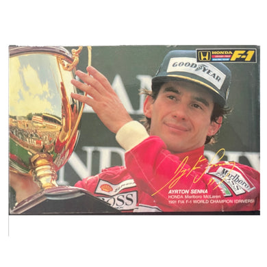 Honda Senna World Champions  Postcard