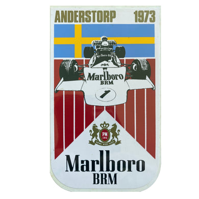 Marlboro BRM - Race Sticker - 1973 - Sweden