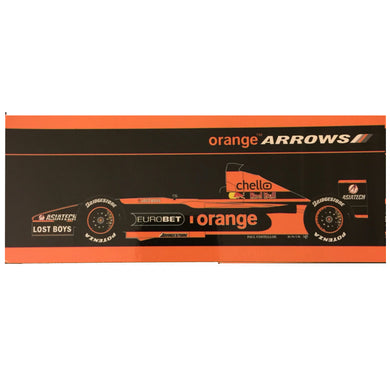 Orange Arrows Sticker