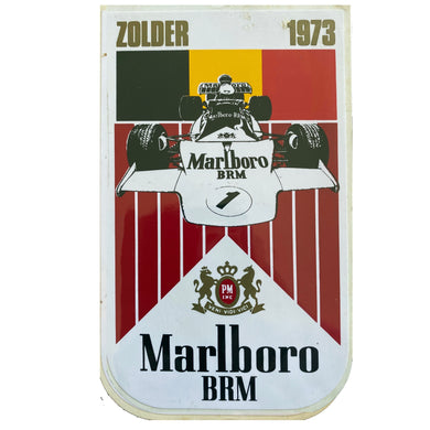 Marlboro BRM - Race Sticker - 1973 - Belgium