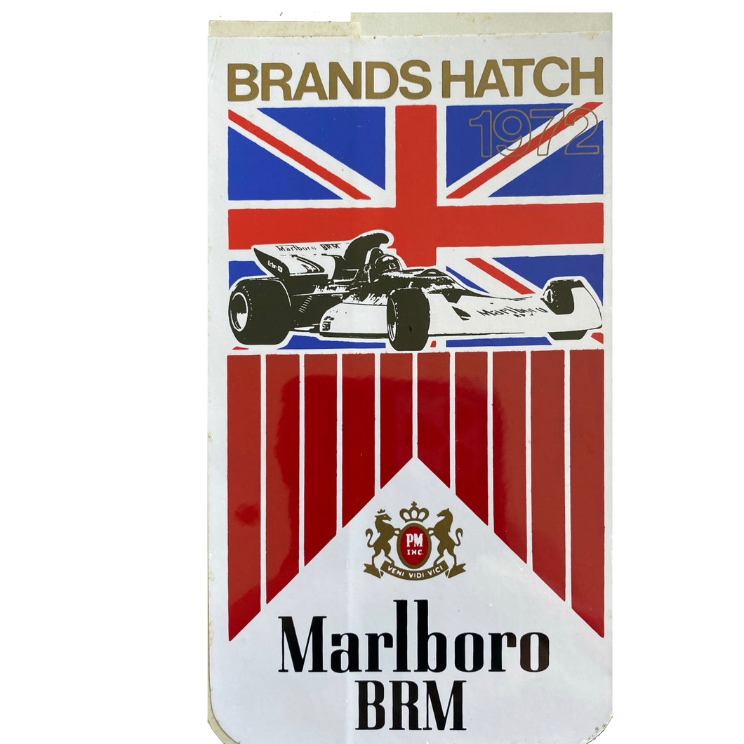 Marlboro BRM - Race Sticker - 1972 - UK