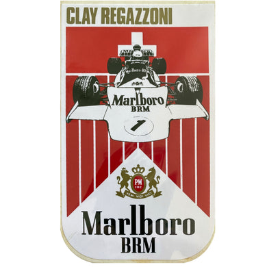 Marlboro BRM - Clay Regazzoni - Driver Sticker