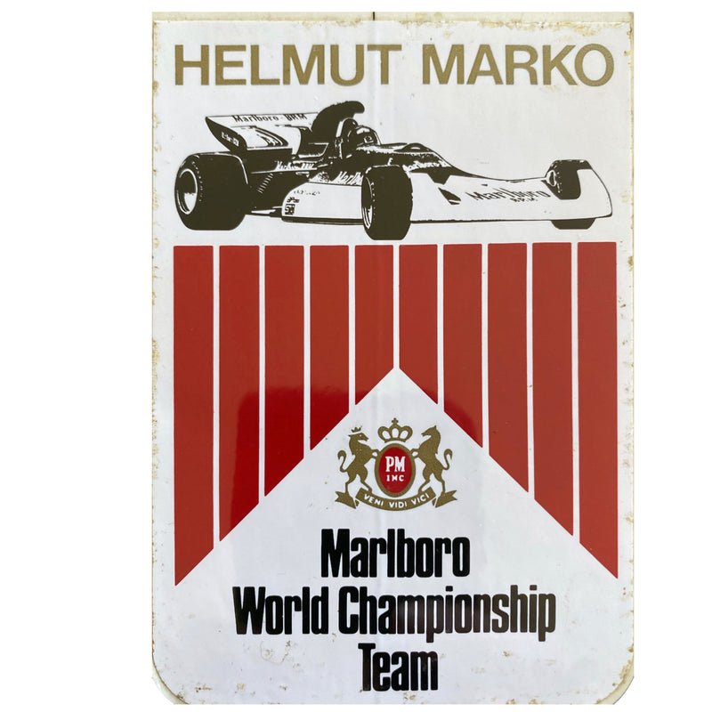 Autocollant Vintage F1 Marlboro BRM - Adhésif Des Années 70 Pour Collectionneurs