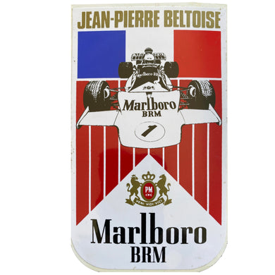 Marlboro BRM - Jean Pierre Beltoise - Driver Sticker