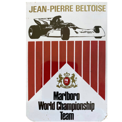 Marlboro BRM - Jean Pierre Beltoise - Driver sticker