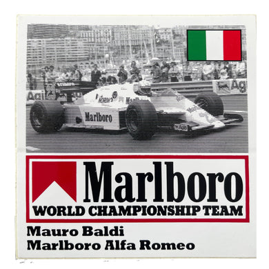 Marlboro Mario Baldi Alfa Romeo
