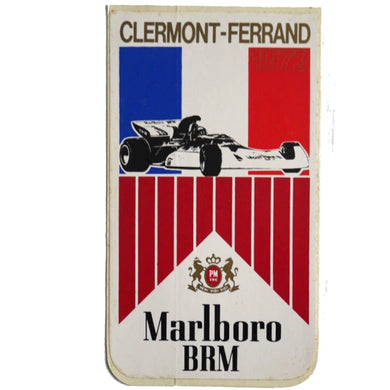 Marlboro BRM - Race Sticker - 1972 - France