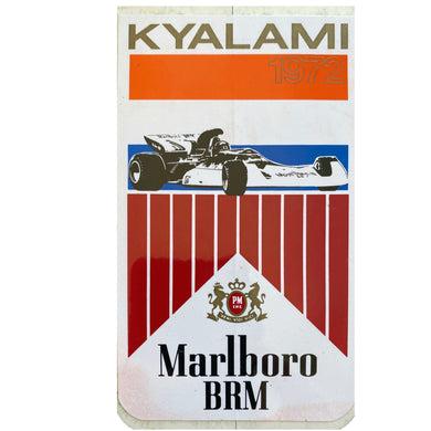 Marlboro BRM - Race Sticker - 1972 - South Africa