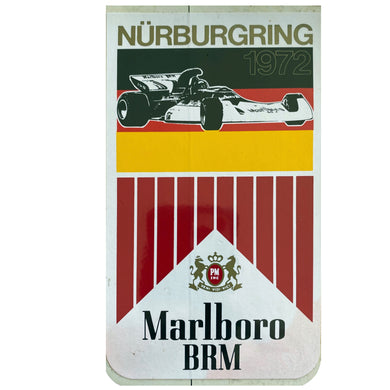 Marlboro BRM - Race Sticker - 1972 - Germany