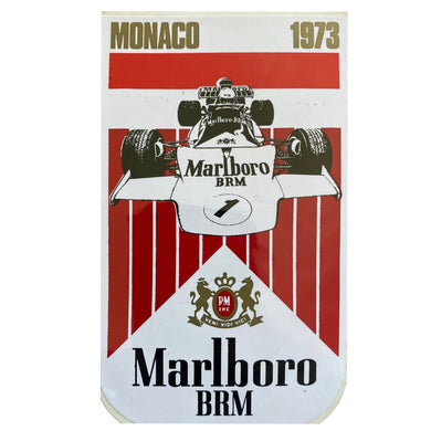 Marlboro BRM - Race Sticker - 1973 - Monaco