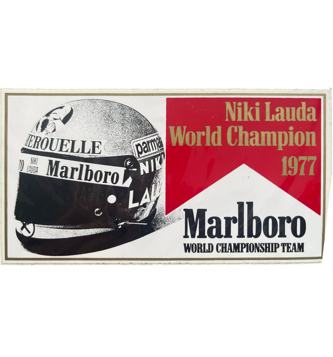 marlboro-world-championship-team-driver-sticker- Niki Lauda 2