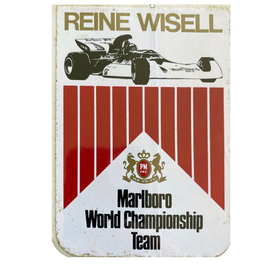 Marlboro BRM - Reine Wisell - Driver sticker