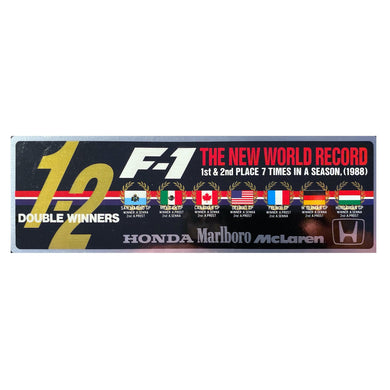 Honda 1-2 Wins - Marlboro Mclaren 1988