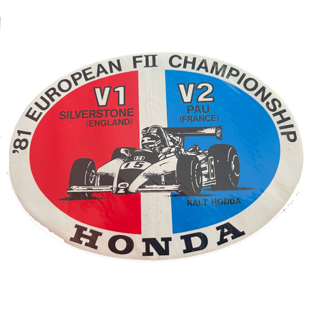 Honda F2 - European champions 81