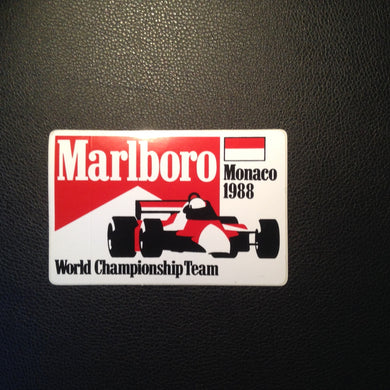 Marlboro World Championship Team - Monaco Grand Prix 1988