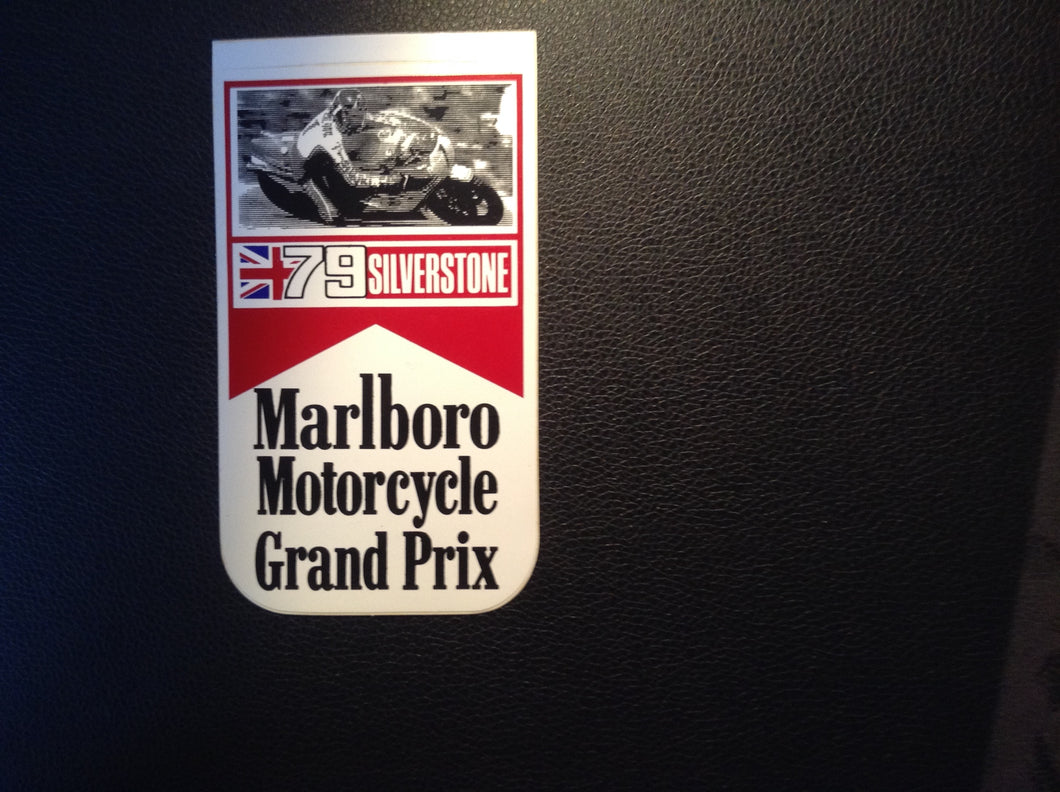 Marlboro Motorcycle Grad Prix Sticker 1979