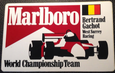 Marlboro World Championship Team - Bertrand Gachot - West Surry Racing