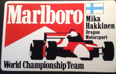 Marlboro World Championship Team - Mika Hakkinen - Dragon Racing