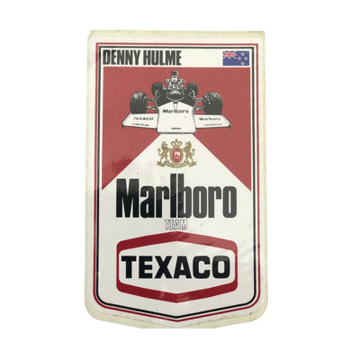 Marlboro team Texaco - Denny Hulme Driver Sticker
