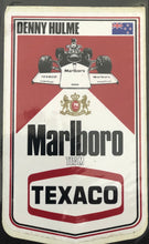 Marlboro team Texaco - Denny Hulme Driver Sticker