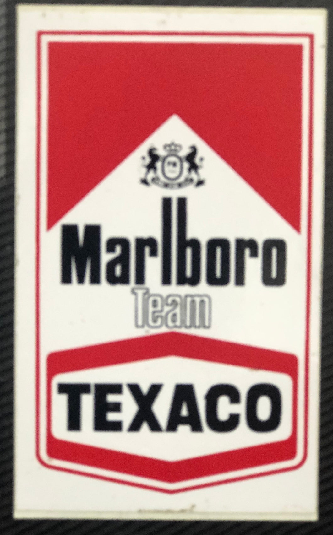 Marlboro team Texaco - Team Shield Rectangle