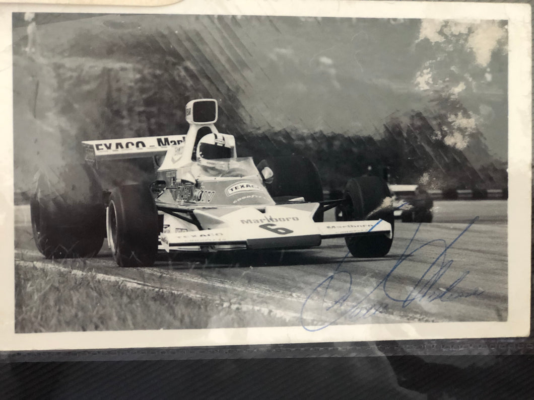 Marlboro team Texaco - Denny Hulme Driver Signed Factory Picture