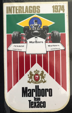 Marlboro team Texaco - Brazilian 1974