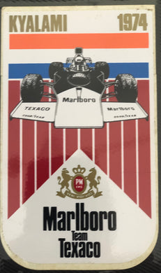Marlboro team Texaco - South Africa 1974