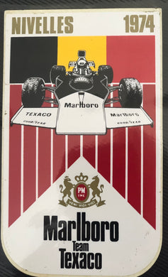 Marlboro team Texaco - Belgian 1974
