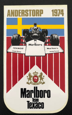 Marlboro team Texaco - Swedish 1974