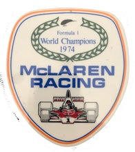 Marlboro team Texaco - Mclaren Racing Winners World Championship 1974 Small Window Sticker