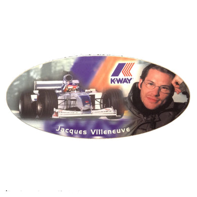 K Way - Jacques Villeneuve - BAR Sticker