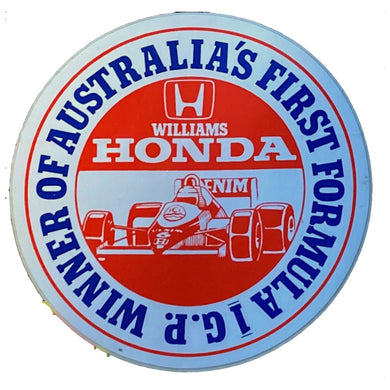 Honda Williams Wins Australian GP 1985