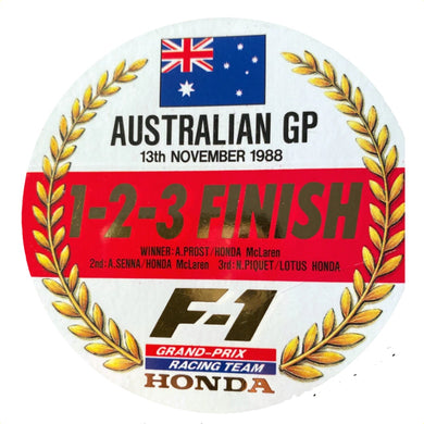 Honda Wins - Australian GP 1988