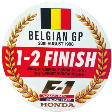 Honda Wins - Belgian GP 1988