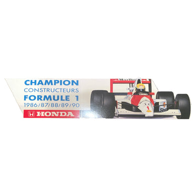Honda Champion Constructeurs Formule 86 - 87 - 88 - 89 - 90