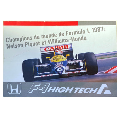 Honda Williams Champions de Monde 1987