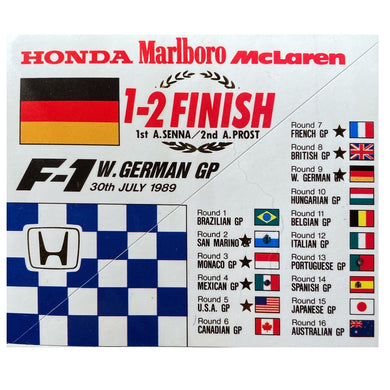 Honda Wins - German -1989