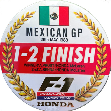 Honda Wins - Mexican GP 1988