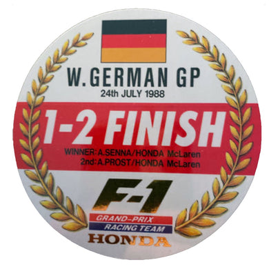 Honda Wins - German GP 1988