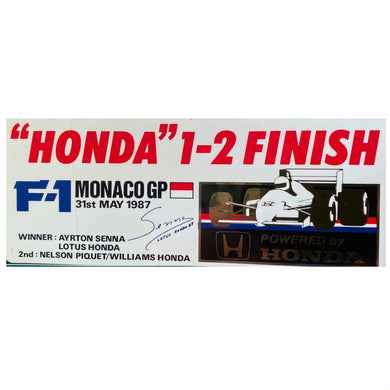 Honda Williams Wins Monaco GP 1987