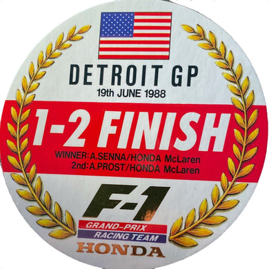 Honda Wins - Detroit GP 1988